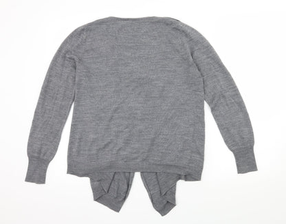 George Womens Grey  Knit Cardigan Jumper Size 14