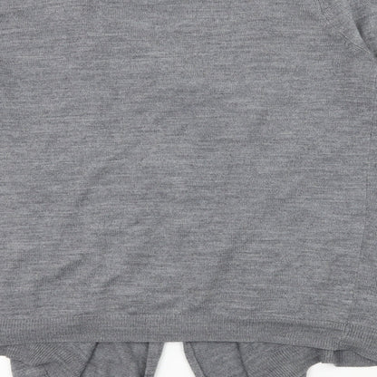 George Womens Grey  Knit Cardigan Jumper Size 14