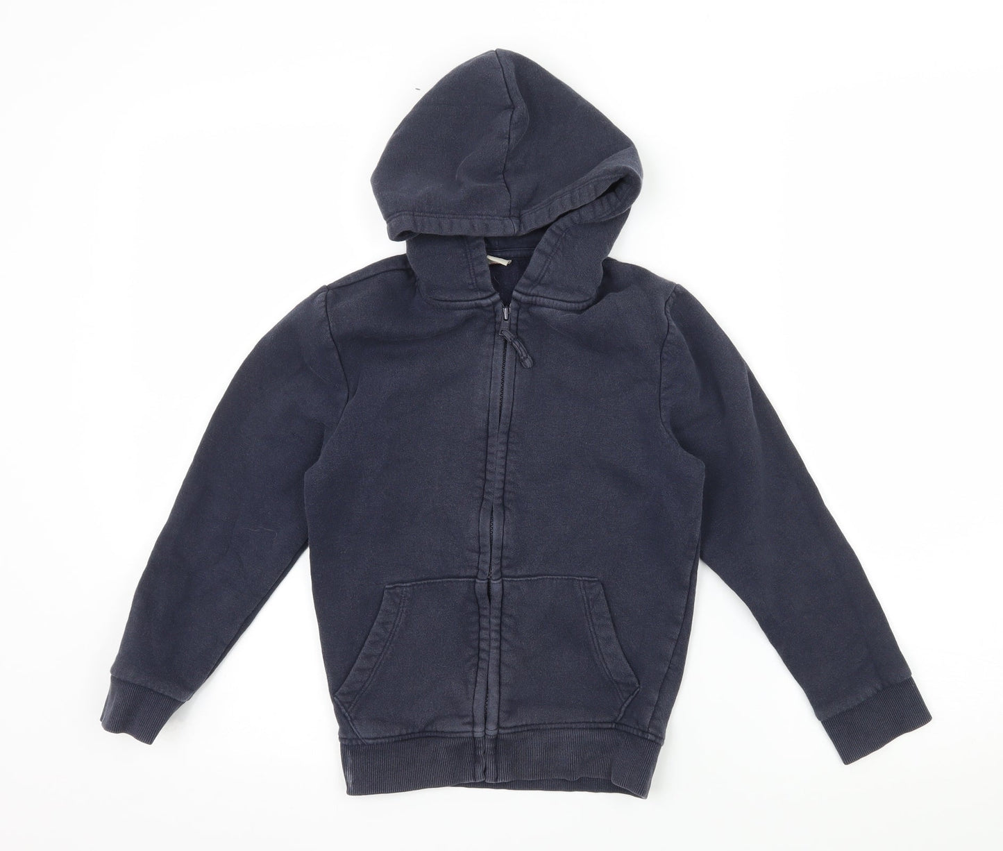 TU Boys Blue  Jersey Full Zip Hoodie Size 7 Years