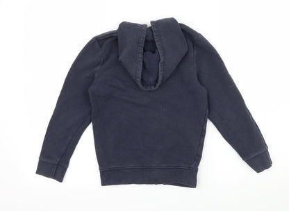 TU Boys Blue  Jersey Full Zip Hoodie Size 7 Years