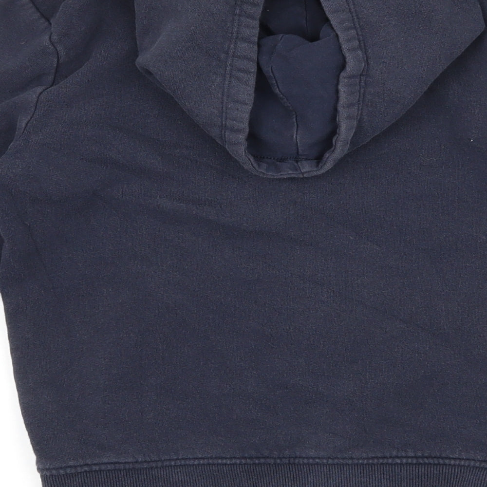 TU Boys Blue  Jersey Full Zip Hoodie Size 7 Years