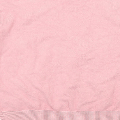 H&M Womens Pink  Knit Pullover Jumper Size 10