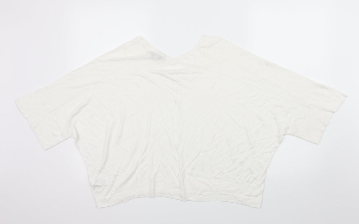 Womens UK Size S NEXT White Basic T-Shirt