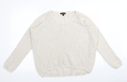 Topshop Womens Beige   Pullover Jumper Size 8