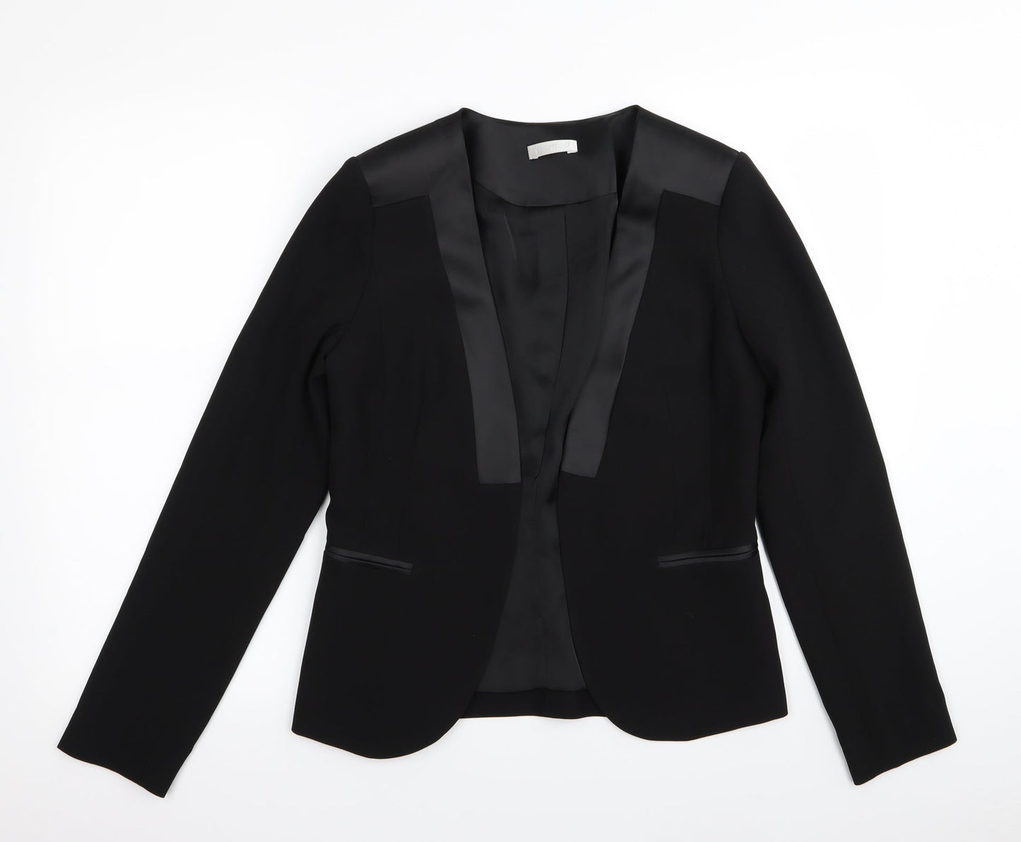 Promod Womens Black   Jacket Blazer Size 8