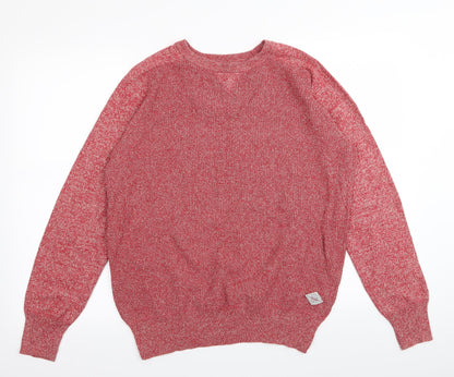 threadable Womens Red   Pullover Jumper Size L