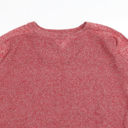 threadable Womens Red   Pullover Jumper Size L