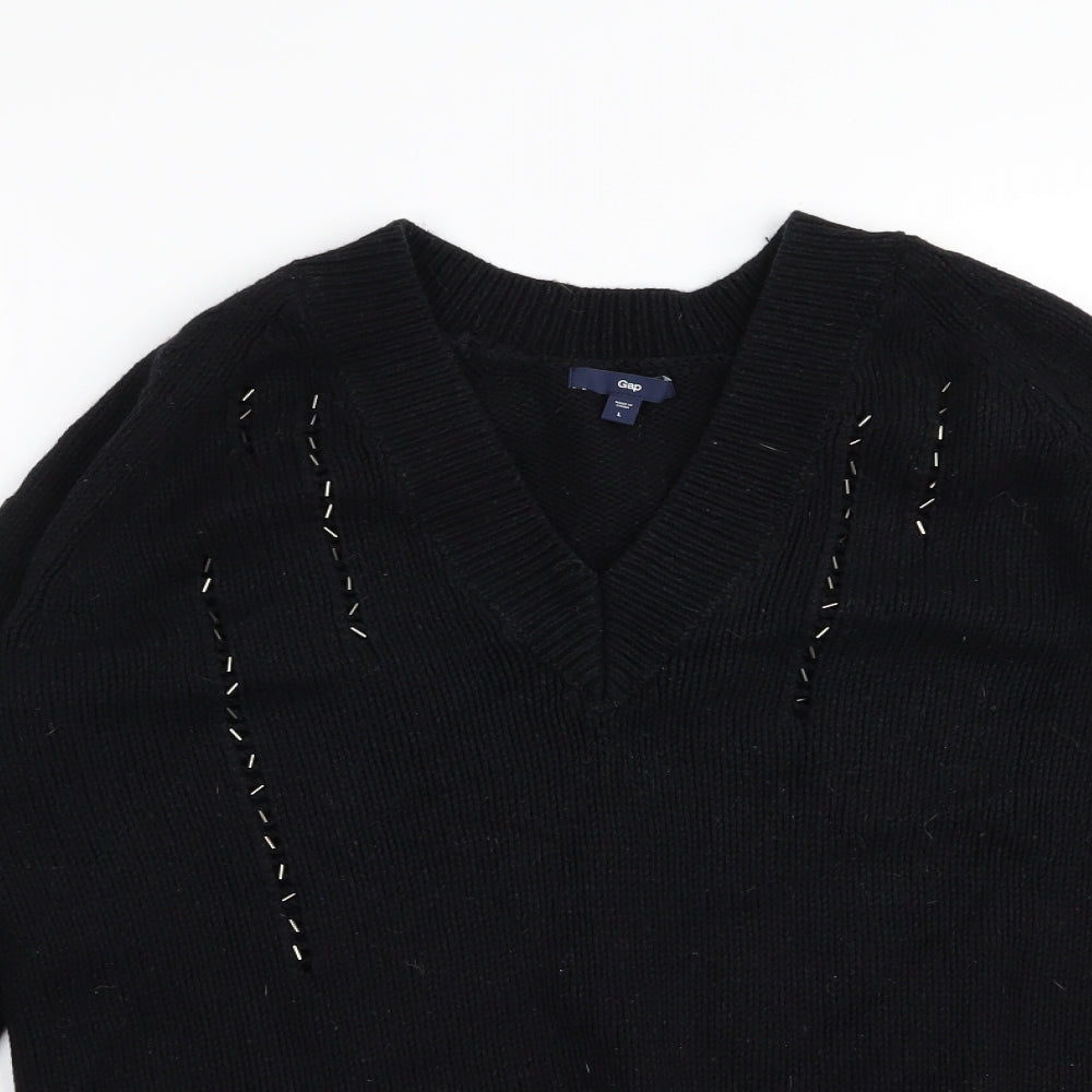 Gap Womens Black   Pullover Jumper Size L