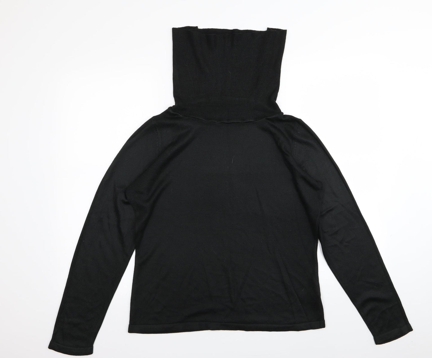 M&S Womens Black   Basic T-Shirt Size 16