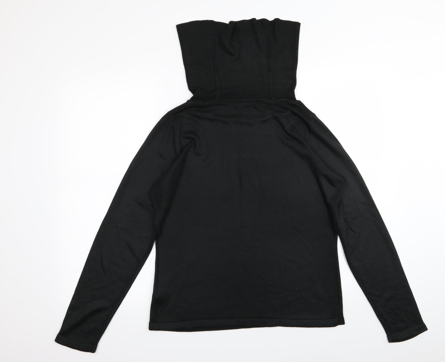 M&S Womens Black   Basic T-Shirt Size 16