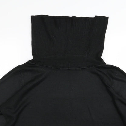 M&S Womens Black   Basic T-Shirt Size 16