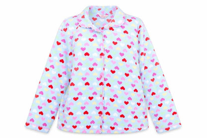 Secret Womens Multicoloured Solid  Top Pyjama Top Size 16  - Heart Detail