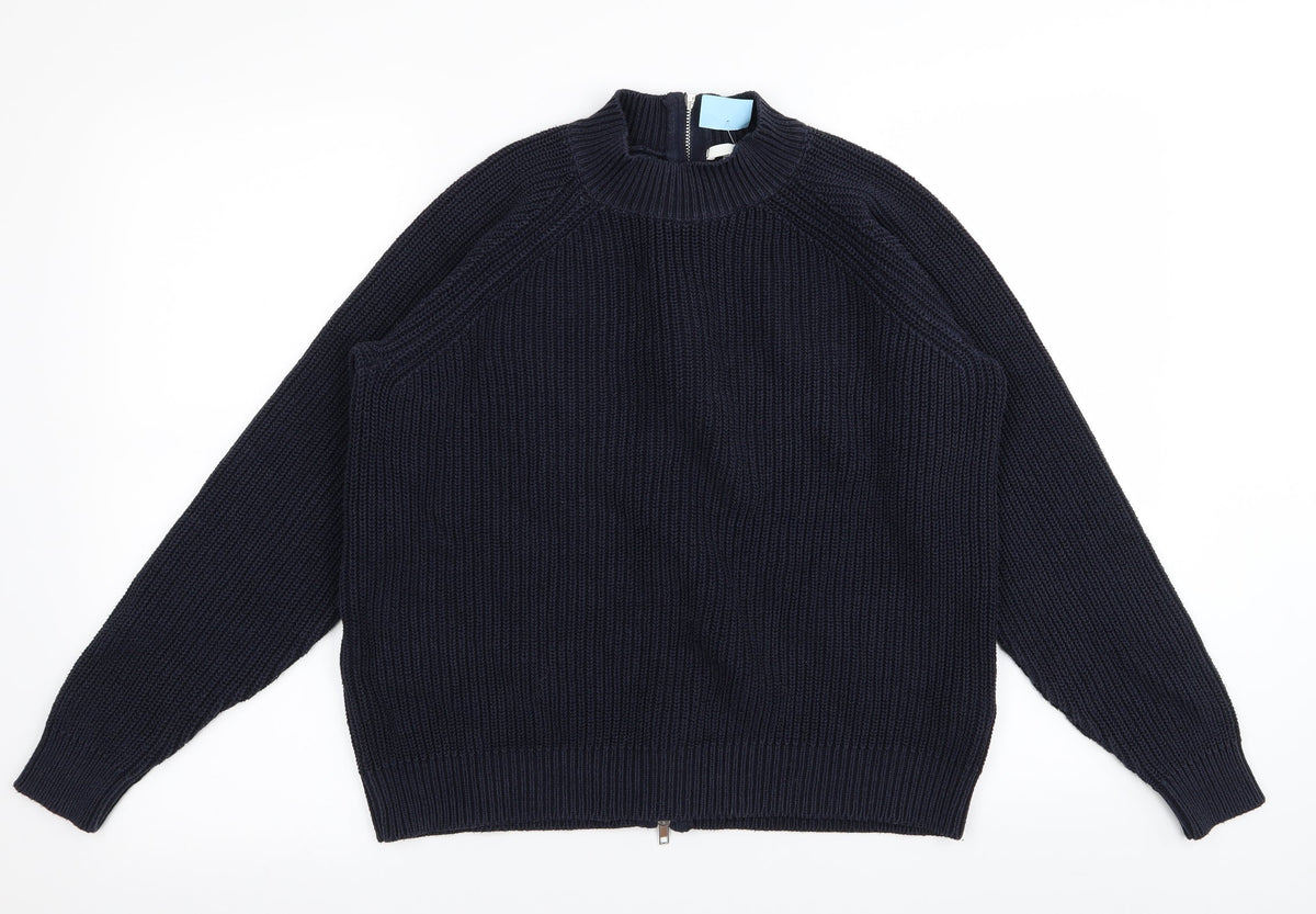 H&M Womens Blue   Pullover Jumper Size M