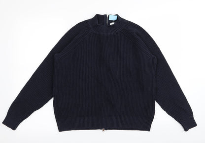 H&M Womens Blue   Pullover Jumper Size M
