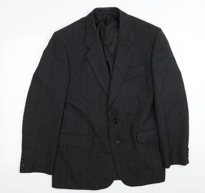 Mens UK Size 42 Varteks Regular Black Suit Jacket