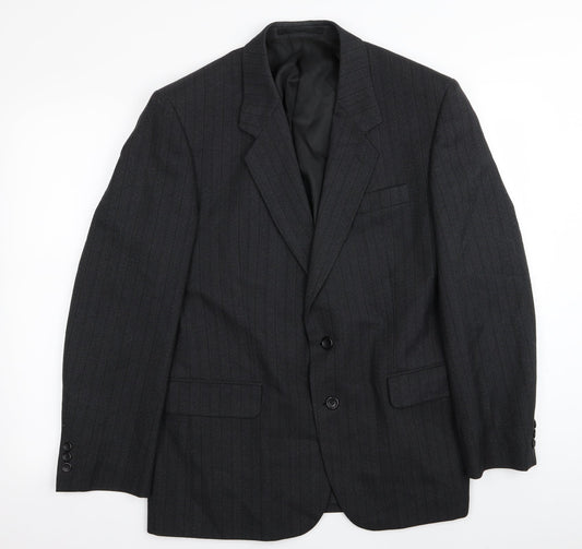 Mens UK Size 42 Varteks Regular Black Suit Jacket