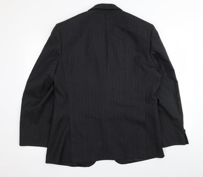 Mens UK Size 42 Varteks Regular Black Suit Jacket