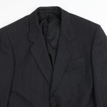 Mens UK Size 42 Varteks Regular Black Suit Jacket