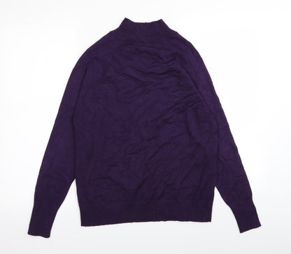 M&Co Womens Purple   Pullover Jumper Size 12