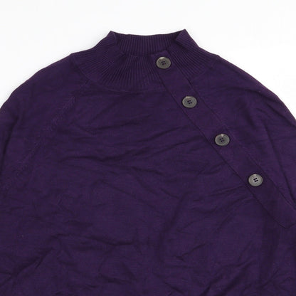M&Co Womens Purple   Pullover Jumper Size 12