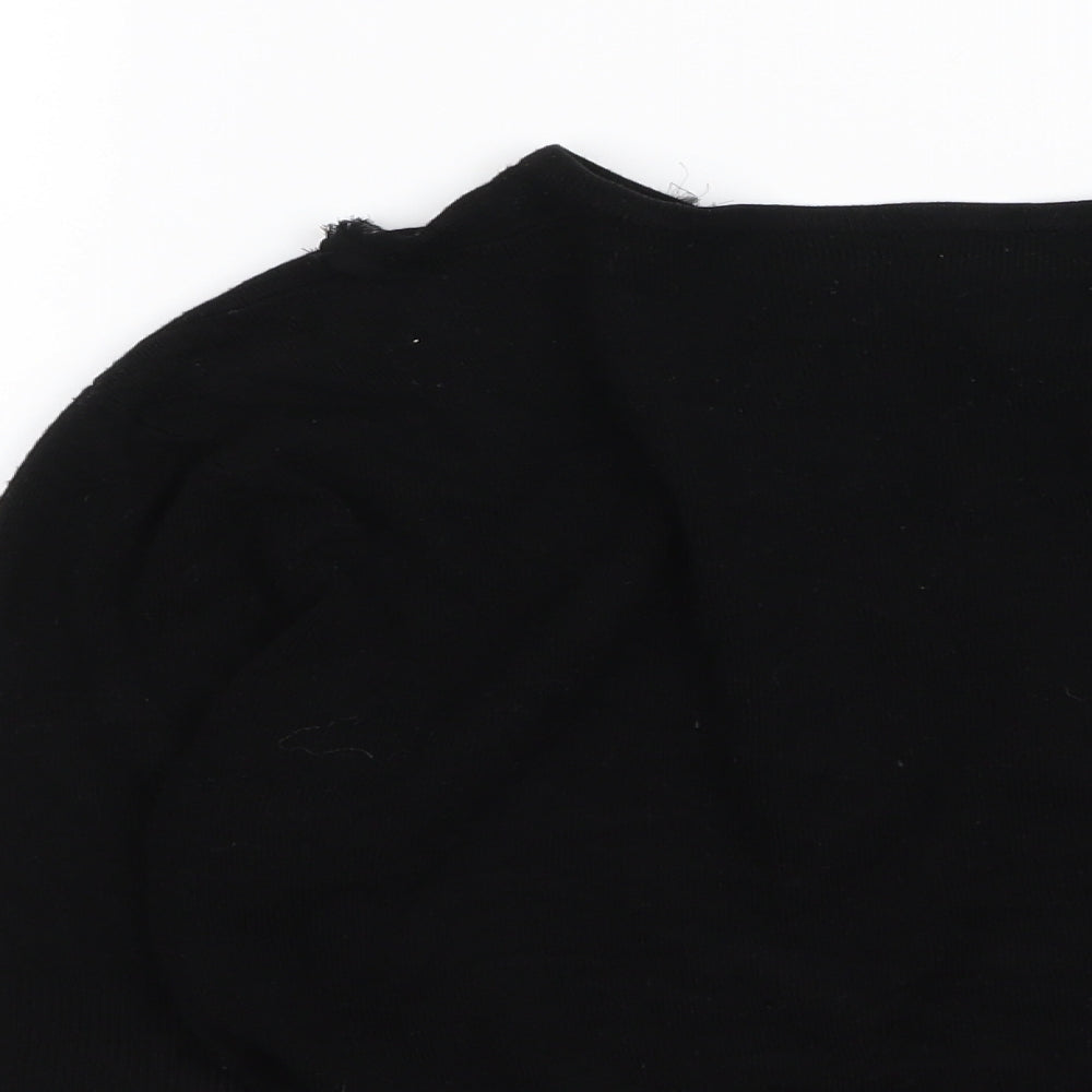 mandolin Womens Black   Cardigan Jumper Size 16