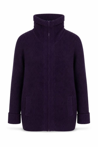 BHS Womens Purple   Full Zip Jumper Size 18