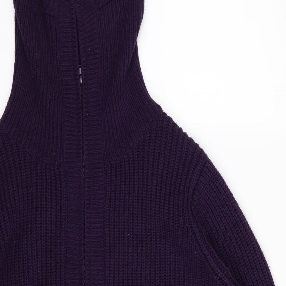BHS Womens Purple   Full Zip Jumper Size 18