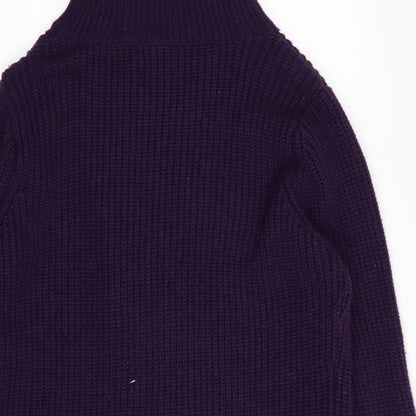 BHS Womens Purple   Full Zip Jumper Size 18