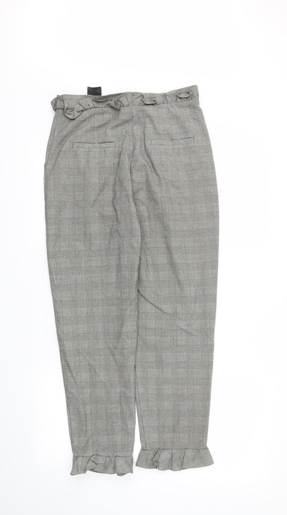 Womens UK Size 6 H&M Regular Fit Jogger Grey Trousers