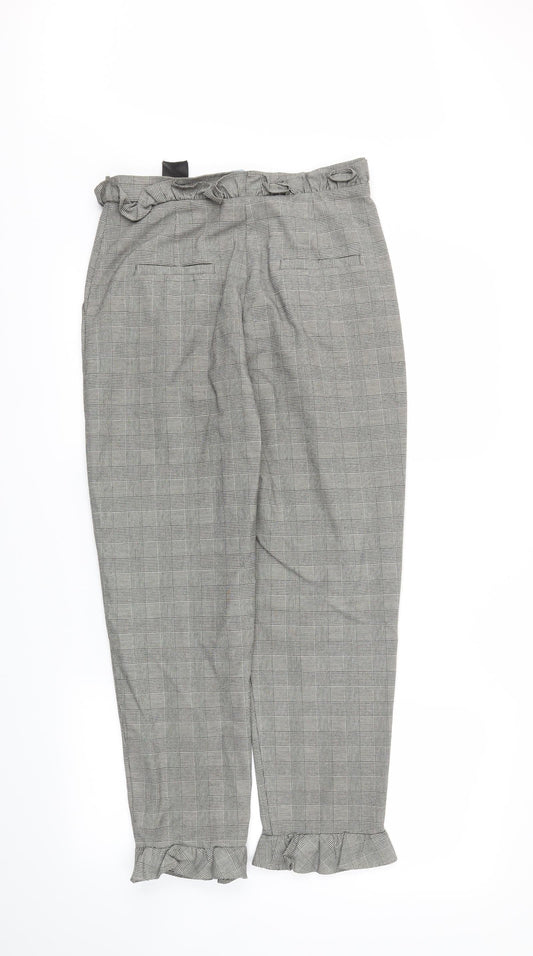 Womens UK Size 6 H&M Regular Fit Jogger Grey Trousers