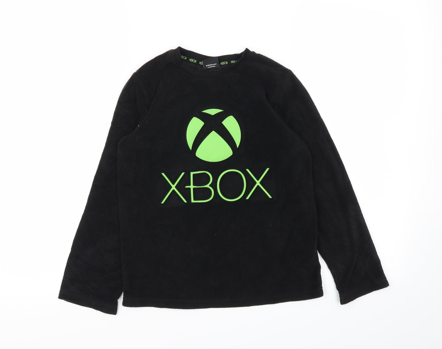 X BOX  Boys Black    Pyjama Top Size 8-9 Years