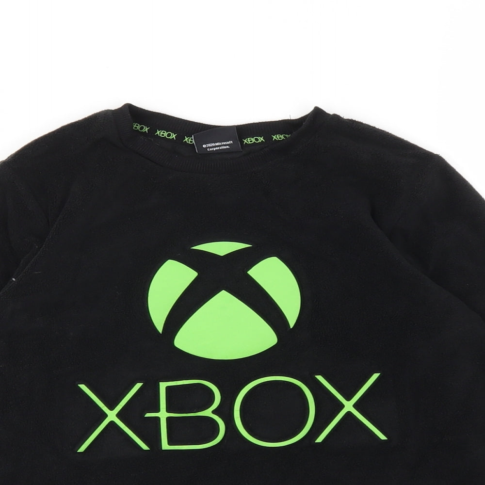 X BOX  Boys Black    Pyjama Top Size 8-9 Years