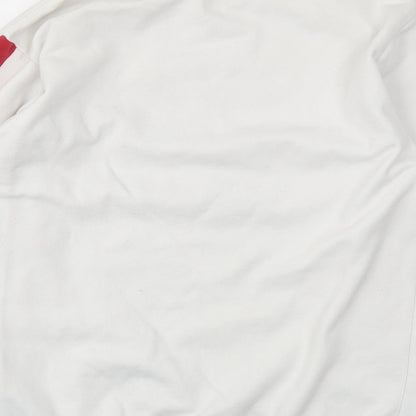 H&M Womens White   Pullover Jumper Size M