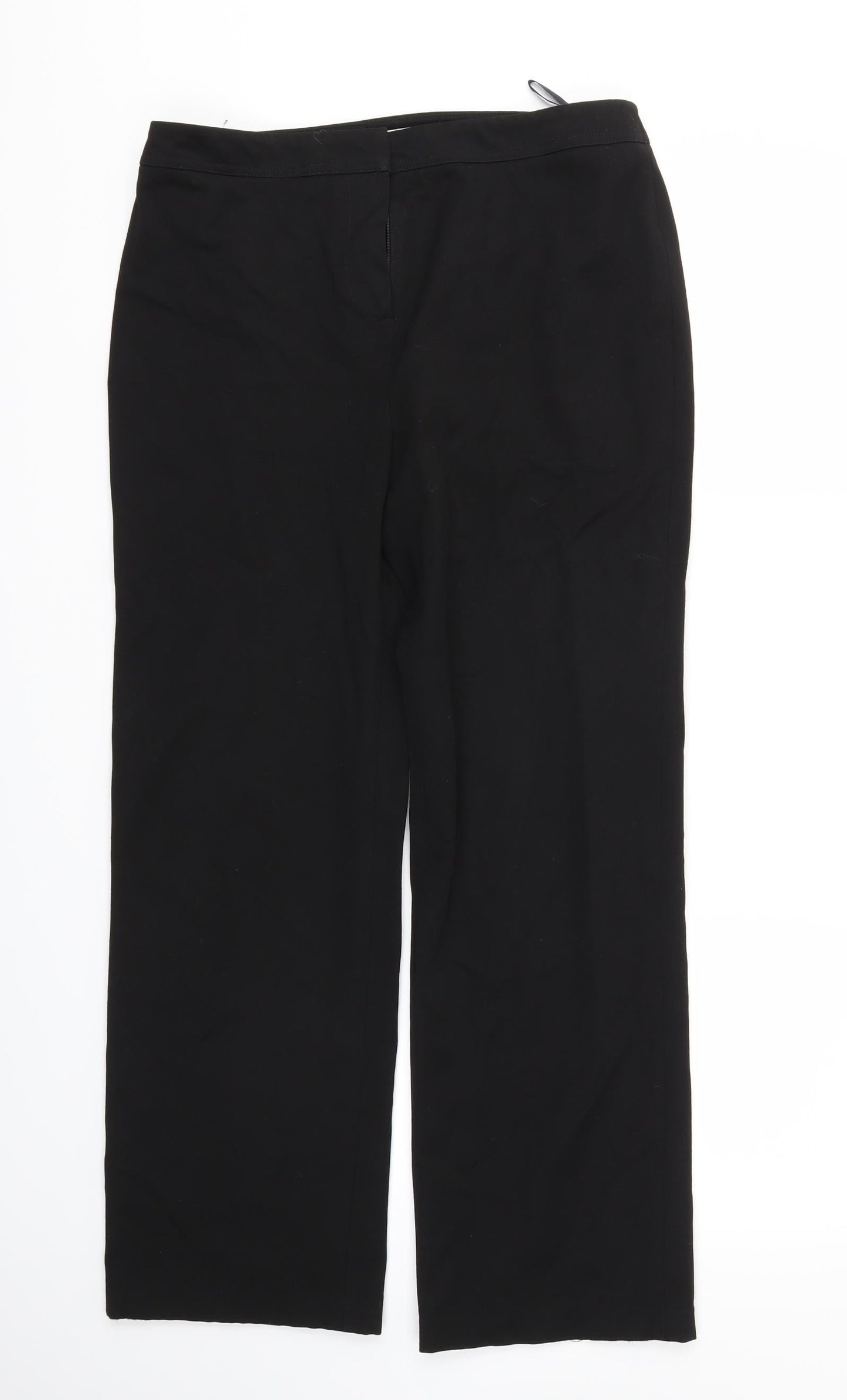 CC Womens Black   Trousers  Size 10 L30 in