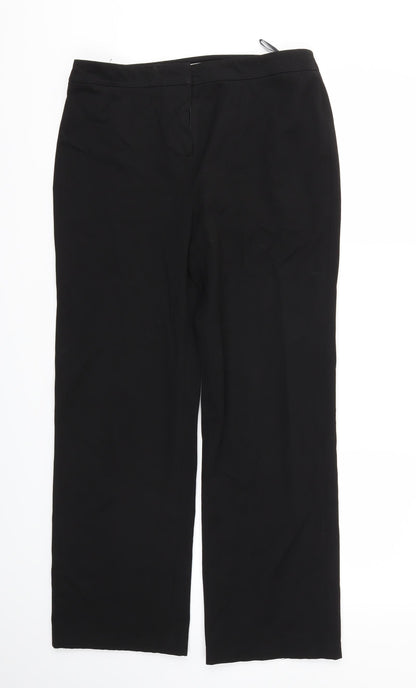 CC Womens Black   Trousers  Size 10 L30 in