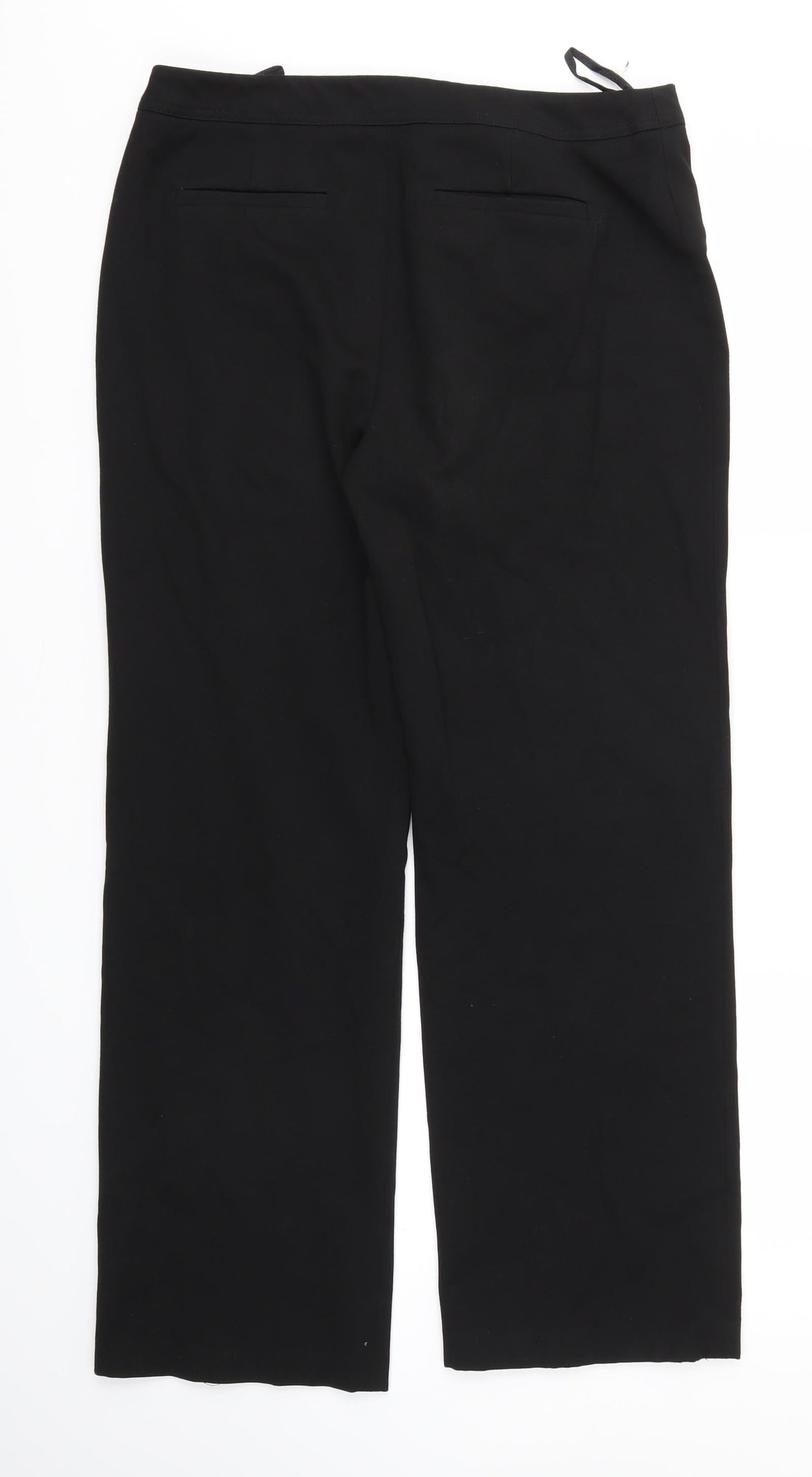 CC Womens Black   Trousers  Size 10 L30 in