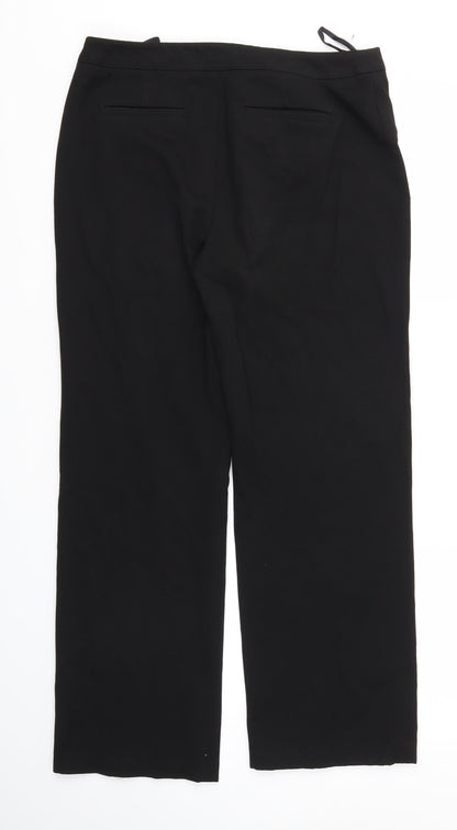 CC Womens Black   Trousers  Size 10 L30 in