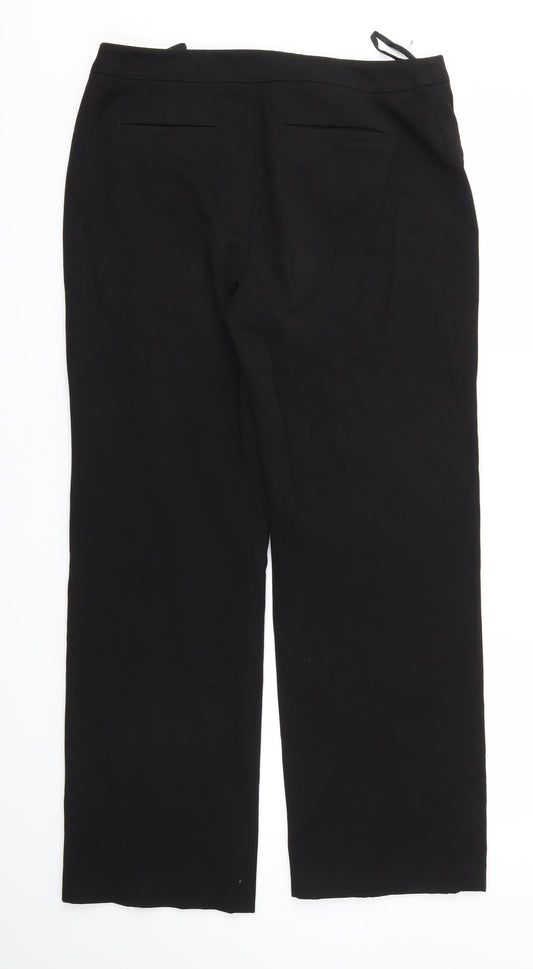 CC Womens Black   Trousers  Size 10 L30 in
