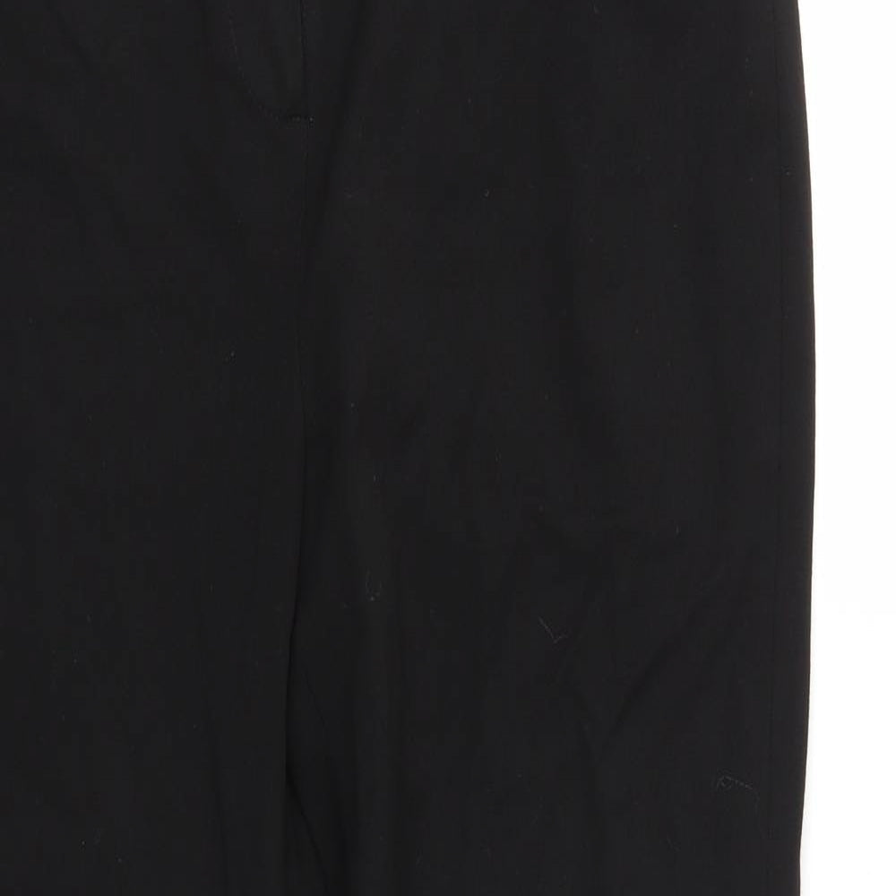 CC Womens Black   Trousers  Size 10 L30 in