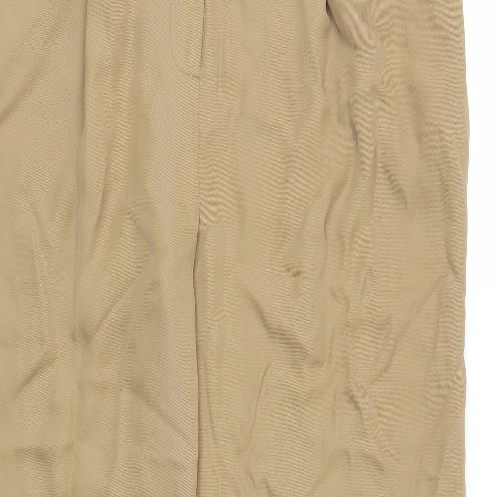 Womens UK Size 12 M&S Regular Fit  Brown Trousers