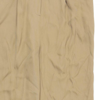 Womens UK Size 12 M&S Regular Fit  Brown Trousers