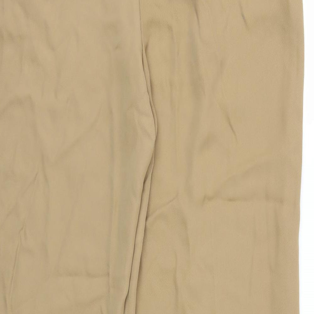 Womens UK Size 12 M&S Regular Fit  Brown Trousers