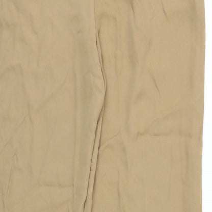 Womens UK Size 12 M&S Regular Fit  Brown Trousers