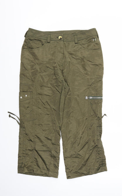 Masters Womens Green   Trousers  Size 12 L22 in