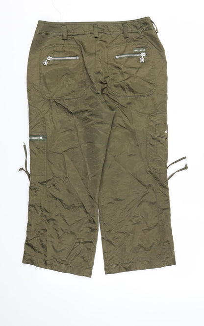 Masters Womens Green   Trousers  Size 12 L22 in