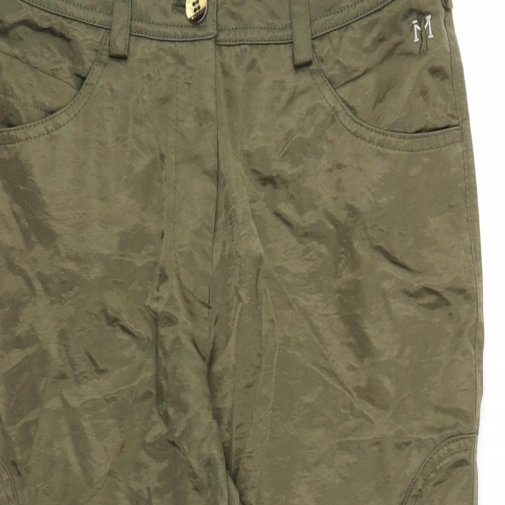 Masters Womens Green   Trousers  Size 12 L22 in