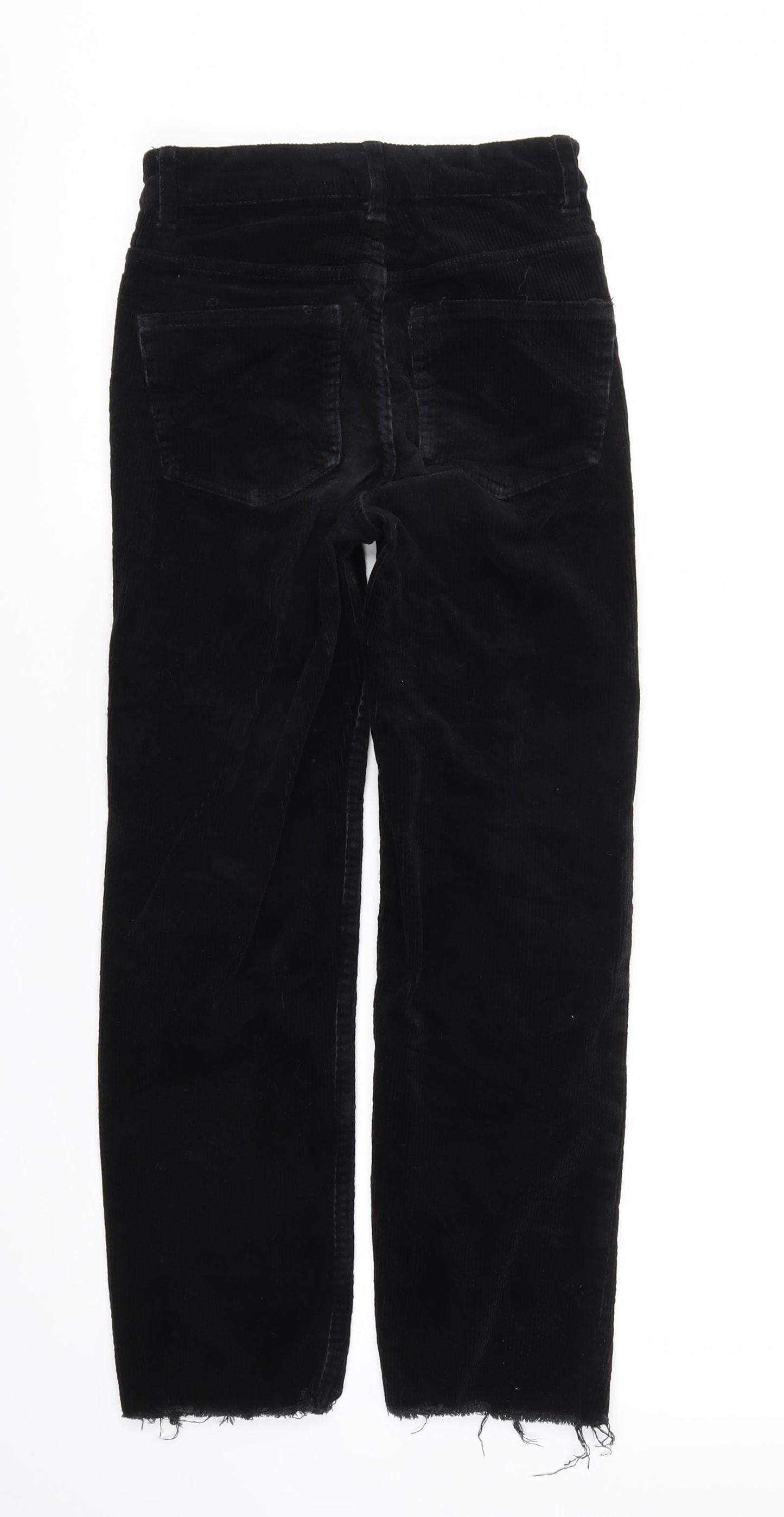 Womens UK Size 6 H&M Relaxed Fit  Black Trousers