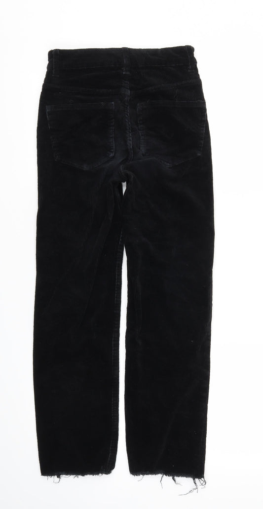 Womens UK Size 6 H&M Relaxed Fit  Black Trousers