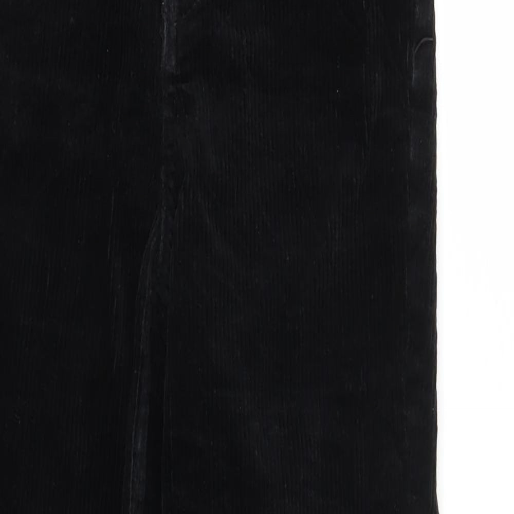 Womens UK Size 6 H&M Relaxed Fit  Black Trousers