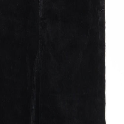 Womens UK Size 6 H&M Relaxed Fit  Black Trousers